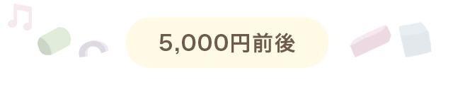 5,000円前後